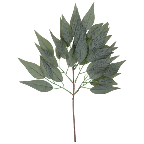 FRCOLOR Artificial Small Green Plants with Large Eucalyptus Leaves, Decorative Faux Greenery for Home and Office