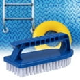 thumbnail image 1 of FRCOLOR Blue Heavy Duty Scrub Brush for Bathroom Kitchen Pool Durable Cleaning Tool with Comfortable Grip, 1 of 6
