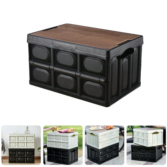 WASHWEPE Wardrobe Storage Holder Storage Container Black PP 1Pcs