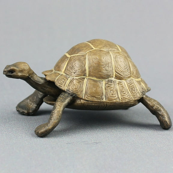 DECOMELODY Tortoise Model PVC Small Turtle Figurine 1Pack
