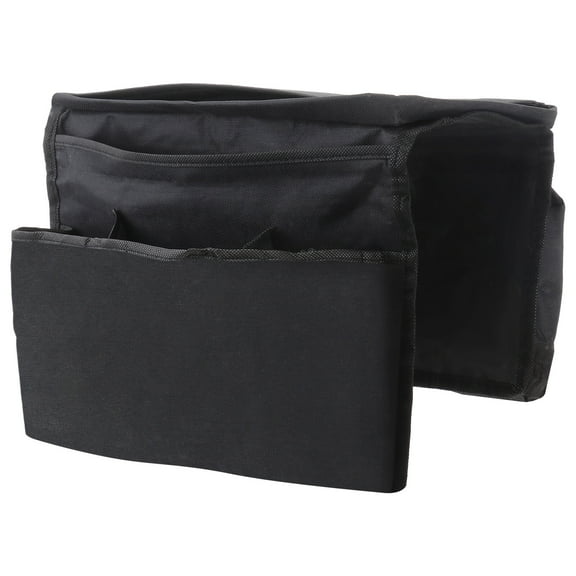 WRISTBIQUE Sofa Armrest Holders with Black Oxford Cloth 600D for Side Table Organizer 1Pcs