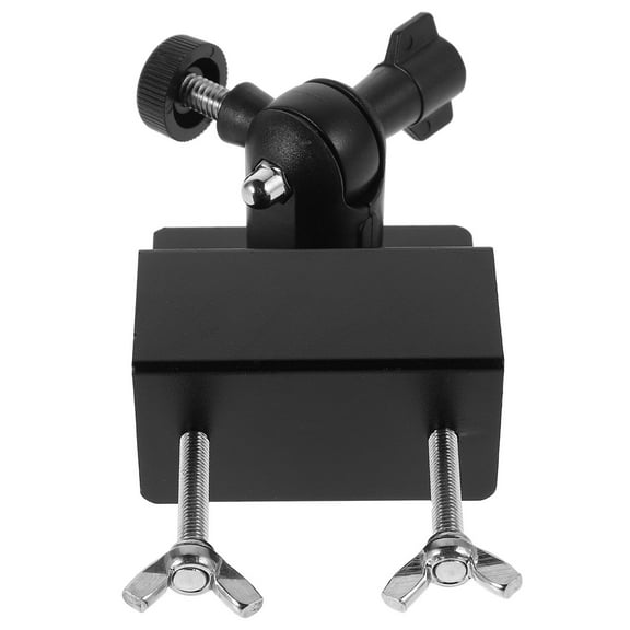 FRCOLOR Solar Panel Gutter Mount Bracket Aluminum Alloy Solar Security Camera Mounting Holder for Solar Lighting Security Camera Installation