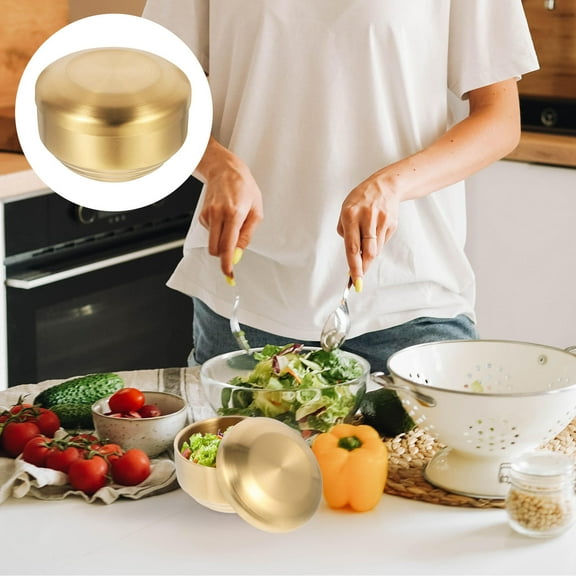 KAKOWELY Bowl Round Prep Cooking Bowl 1Pack 4.1X4.3X2.2In