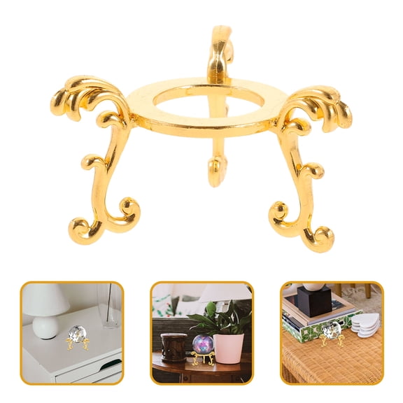 FRCOLOR Sphere Crystal Ball Decoration 6.70X6.70X4.00CM Golden