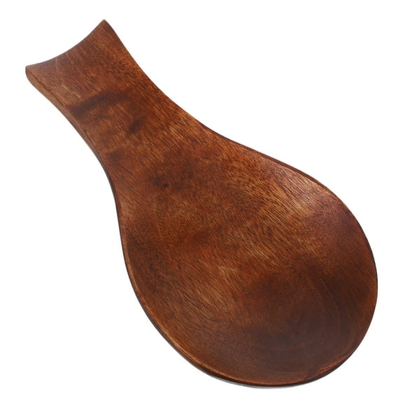 WASHWEPE Cutlery Holder For Kitchen Wooden Spoon Rest Khaki 1Pcs 7.1X3.5X0.8In