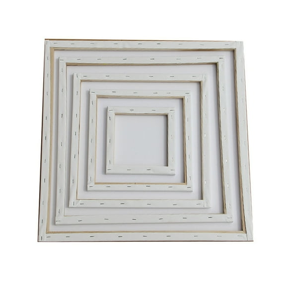 FRCOLOR Shape Wood Picture Frame for Decor 30X30CM Perfect for Canvas Panels and Various Media