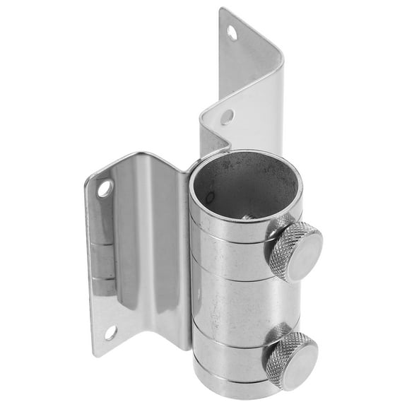 FRCOLOR  Square Tube Base Patio Umbrella Stand Umbrellas for Rain Silver