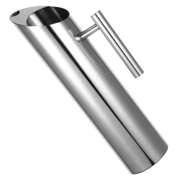 TAILTOSS Polished Stainless Steel Water Pitcher Silver 1Set For Bar Use