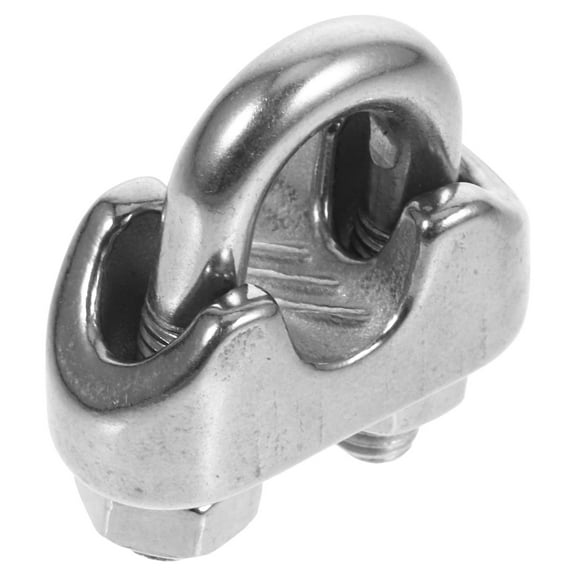 FRCOLOR Stainless Steel Wire Rope Clamp 6mm Multi-functional Wire Rope Cable Clip Clamp Supply For Cable Rope And Wire Fastening Needs