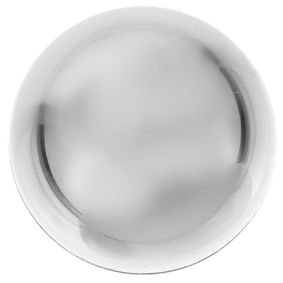 FRCOLOR  Stainless Steel Decorative Balls Solar Garden Ornaments Outdoor Home Silver