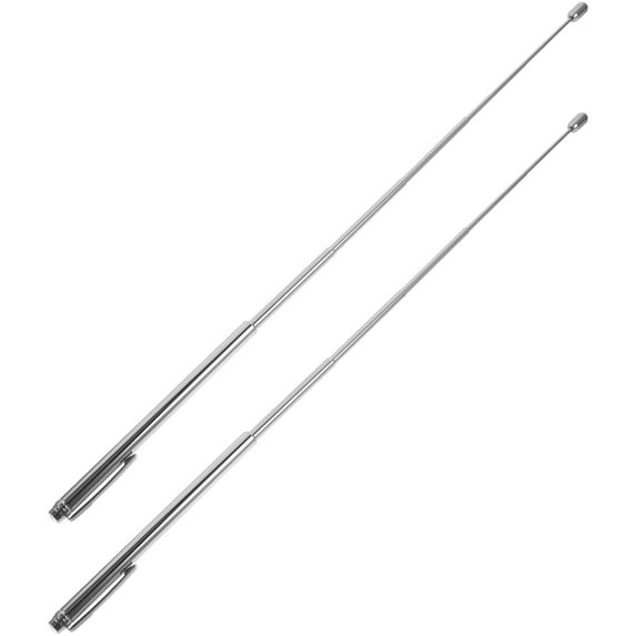 FRCOLOR Stainless Steel Dowsing Rods for Outdoor Use Silver Color Smooth Surface Lightweight and 2pcs