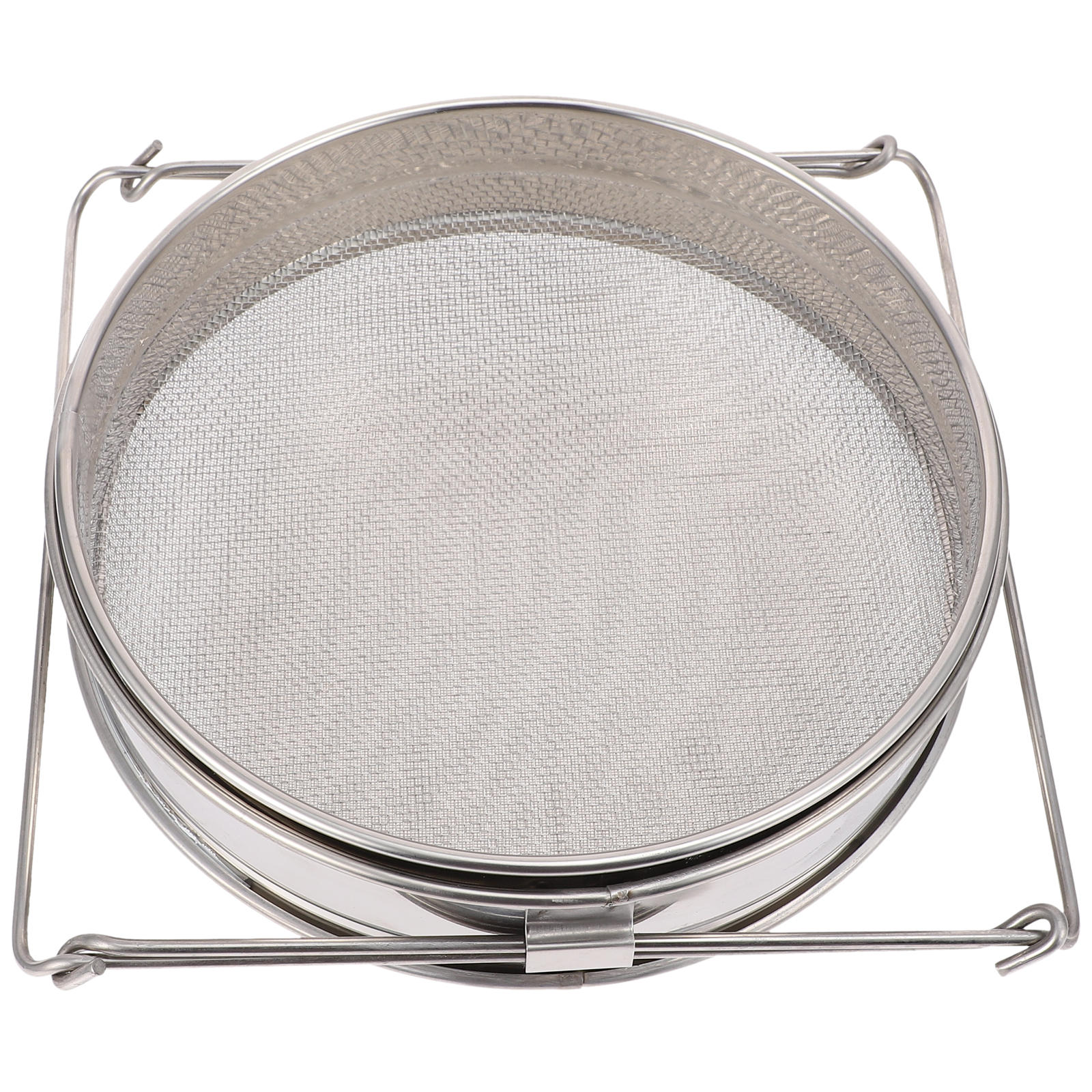 FRCOLOR Stainless Steel Filter Keep Honey Mesh Strainer Double ...
