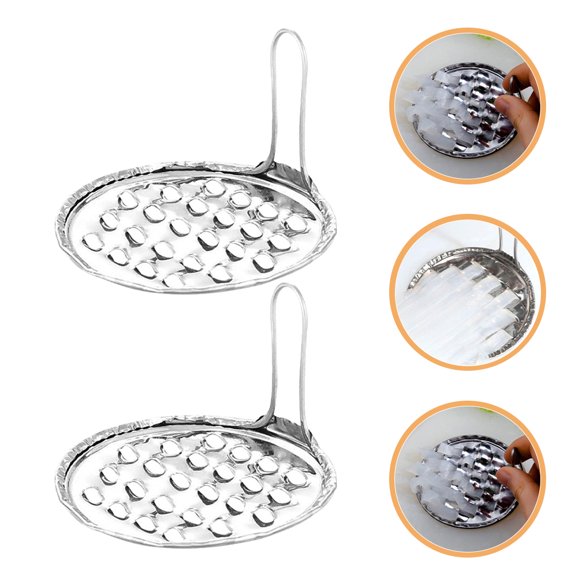 FRCOLOR Stainless Steel Jelly Scraper for Kitchen Silver Durable Ergonomic Design Precision Craftsmanship Easy to Clean 12Pcs