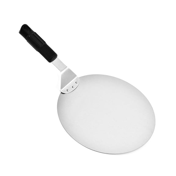 FRCOLOR Stainless Steel Pizza Transfer Shovel Round Cake Spatula Lifter Pizza Server Kitchen Tool (PP Handle)