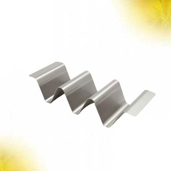 FRCOLOR Stainless Steel Taco Holder Corrosion Resistant Perfect for Family Gatherings or Restaurants 1PC