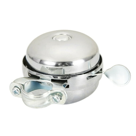 FRCOLOR Steel Handlebar Bell Bike Ring Ringer Road Bikes Horns Cycling Bell Accessories (Silver),15.75"X3.94"X0.39"