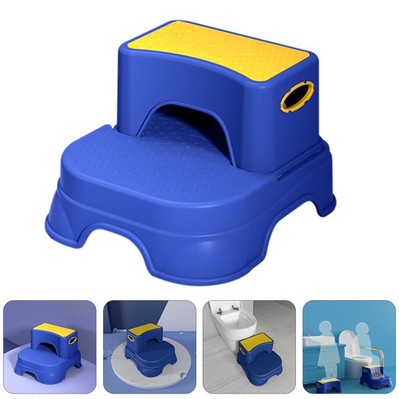 FRCOLOR Step Stool Baby Stools Children Toddler Stepping for Toddlers Blue