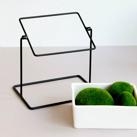 WRISTBIQUE Planter for Indoor Plants Iron Flower Pot Black 1Set for Homeowners