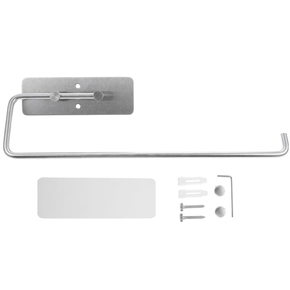FRCOLOR  Storage Rack for Kitchen Accessories Napkin Ring Pocket Tableware Silver