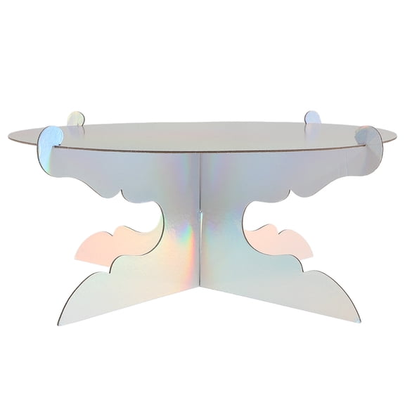 FRCOLOR Sturdy Paper Cake Display Stand for Baking Use Multi Color Versatile for Events 9.5 inches Round