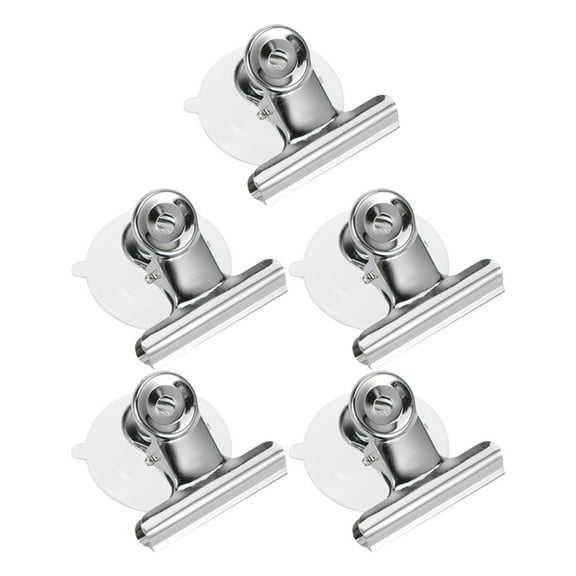 WRISTBIQUE 5-Pack Window Cup Hooks with Strong PVC Adhesive, 2.3x2.1x1.6in, Hooks for Hanging Household Items