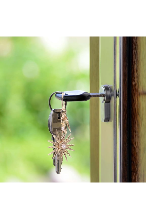 Sun Keychain Zinc Alloy For present Giving 1Pcs 5.3X2.4X0.7In