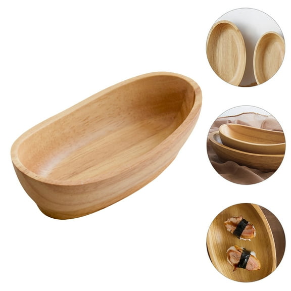 TAILTOSS Sushi Boat Tray Boat Shape For Hotel Use 1Pack 5.9X3.1X2.0In