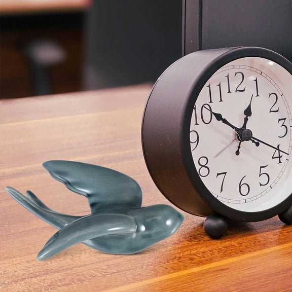 FRCOLOR Swallow Wall Hanging Decor Ceramic Bird Wall Art Sculpture For Home Decoration Wall Ornament For Living Room Bedroom Garden