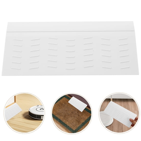 FRCOLOR Sweeping Robot Ramp Cushion Home Threshold Entry Ramps Office White