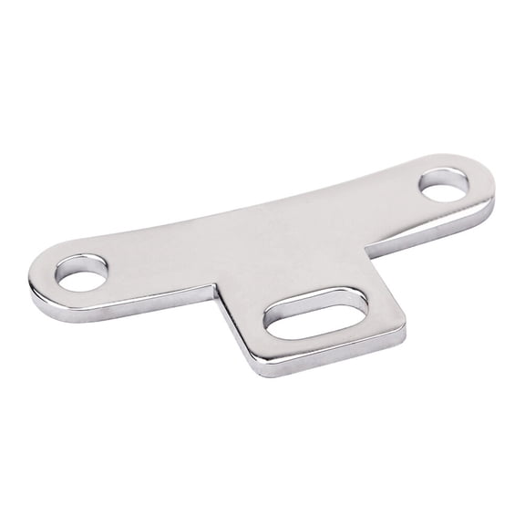 WRISTBIQUE Button Accessory Mount Bracket Chrome Lightweight 1Set