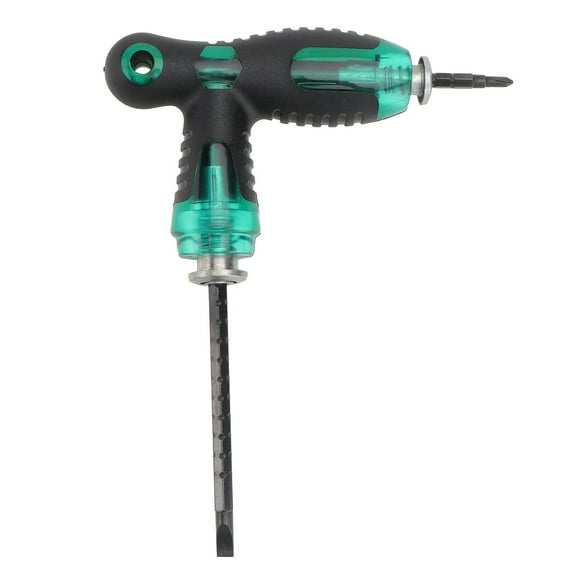 Unbranded 1pc Household Tshaped Screwdriver Telescopic Screwdriver (Dark Green)