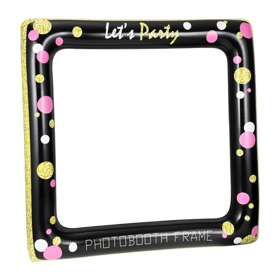 FRCOLOR TINKSKY Inflatable Frame Photo Booth Props Selfie Picture Frame Party Supplies for Birthday Bridal Shower Baby Shower Wedding Party