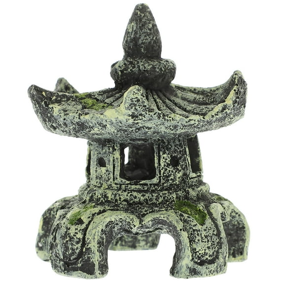 FRCOLOR Tank Breeding Hiding Cave Moss Landscape Decoration 8X10CM