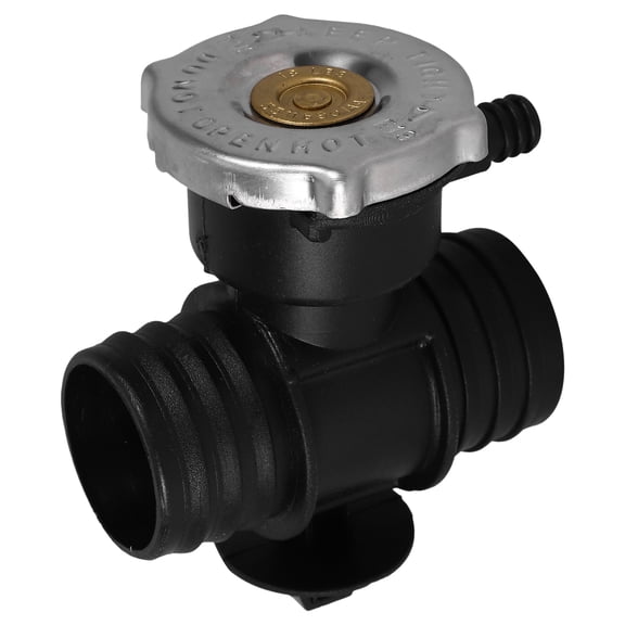 LABSERRON Radiator Cap ABS Black Car Coolant Adapter Sturdy Design Easy to Use