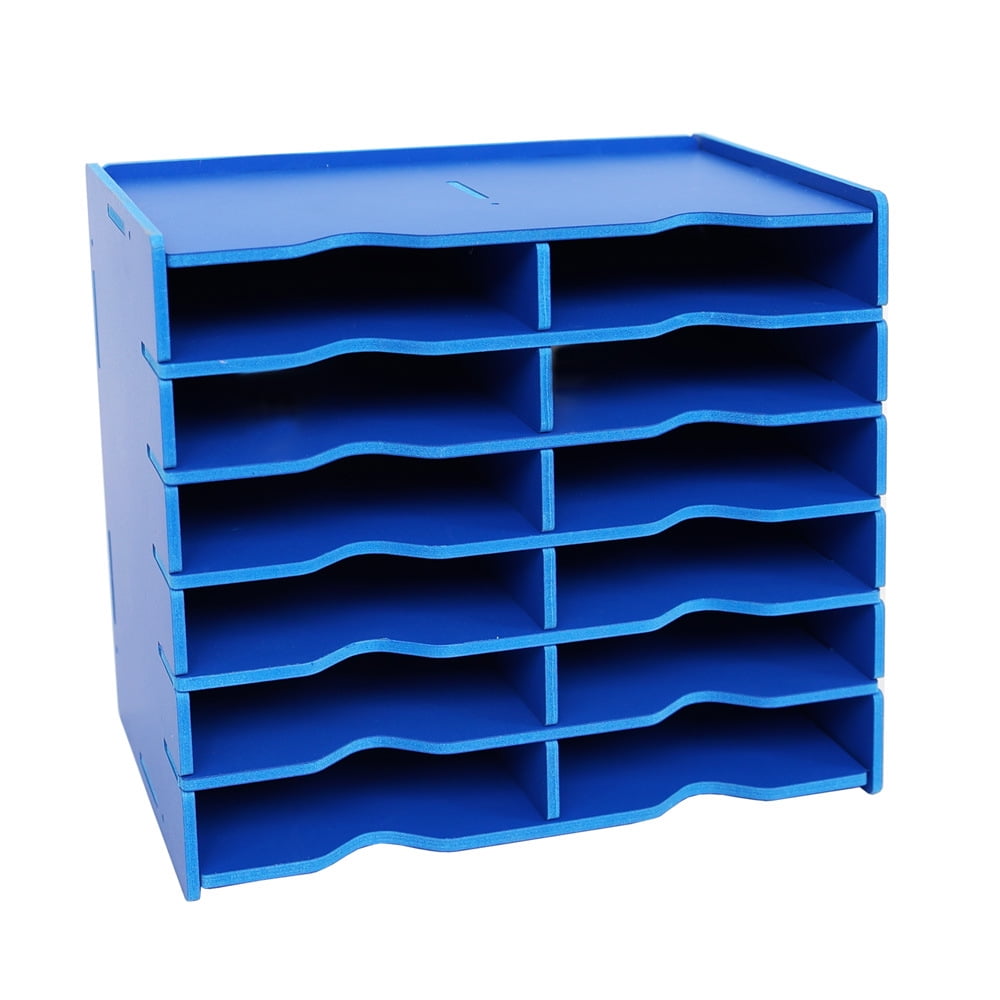 FRCOLOR  Teacher Desk Organizer Organization for Classroom Office Blue