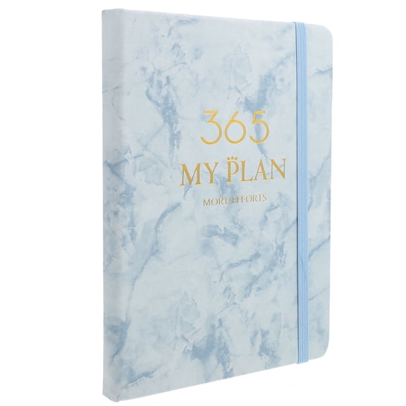 FRCOLOR  Time Management Notebook English Notepad Gift Sky-blue Student