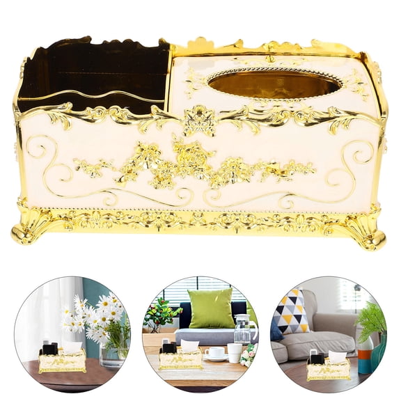 FRCOLOR  Tissue Cover Rectangular Empty Boxes Holder for Bathroom Holders Bathrooms Modern