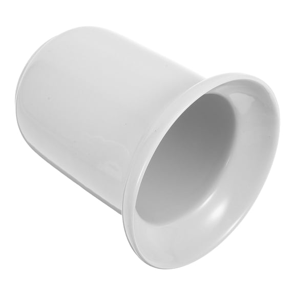 LABSERRON Household Brush Storage Bowl Toilet Brush Holder White 1Pack