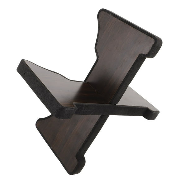 FRCOLOR Tongue Drum Bracket Handpan Display Stand Drums Stand Percussion Musical Instrument Holder Drum Display Holder Wood Drum Stand