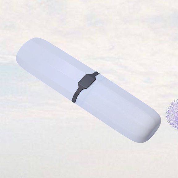 FRCOLOR Tooth Brush Holders 1Pcs Portable Tooth Brush Case White PP for Business Trip