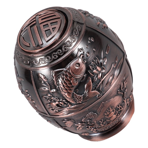 FRCOLOR Toothpick Container Copper Toothpick Storage Box Vintage Toothpick Dispenser