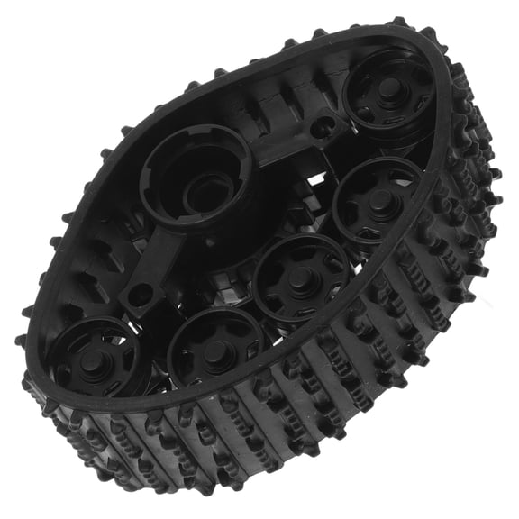 LABSERRON Black Track Wheel Replacement for Model Cars with Enhanced Grip and Off-Road Performance, Ideal for Daily Use