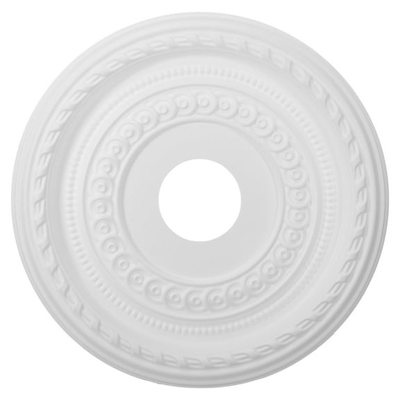 FRCOLOR White Ceiling Medallion for Modern Light Fixture Decor