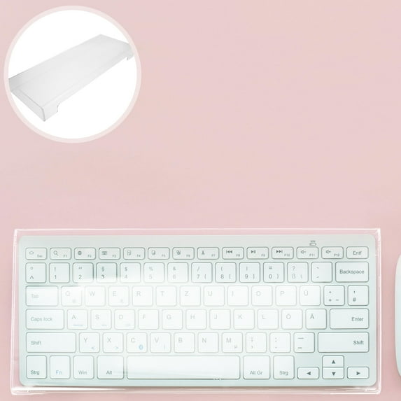 FRCOLOR Transparent Acrylic Keyboard Cover Water Proof Keyboard Protector For Household Keyboard Case Versatile Keyboard Accessory