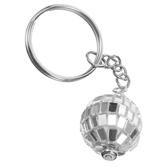 FRCOLOR  Transparent Decoration End-mounted Disco Keychain Miss