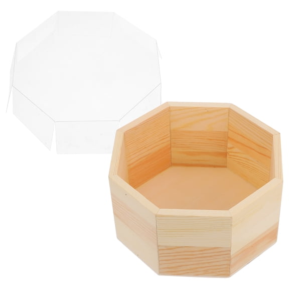 FRCOLOR Transparent Storage Box Gift Boxes Vintage Home Decor Bride