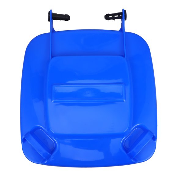 FRCOLOR Blue Plastic Trash Can Lid for Large Outdoor Waste Bin Replacement 50L