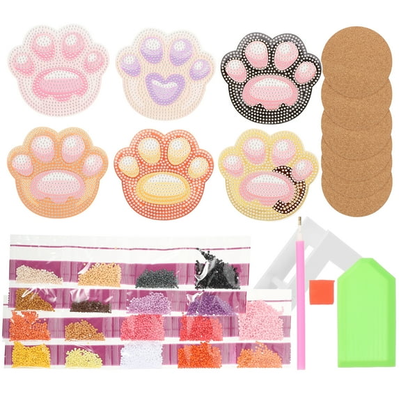 LABSERRON Acrylic Drawing Coasters Assorted Colors for Home Use