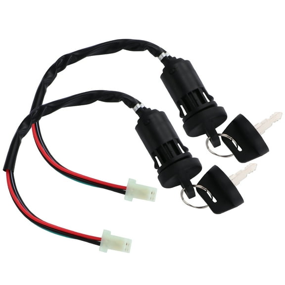 FRCOLOR  Turn on The Ignition Engine Start Lock Starter Switch Key Black