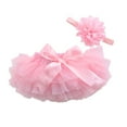 thumbnail image 1 of Tineasur Pink Tutu Skirt with Satin Elastic Waistband and Fluffy Tulle Layers, 1 of 4